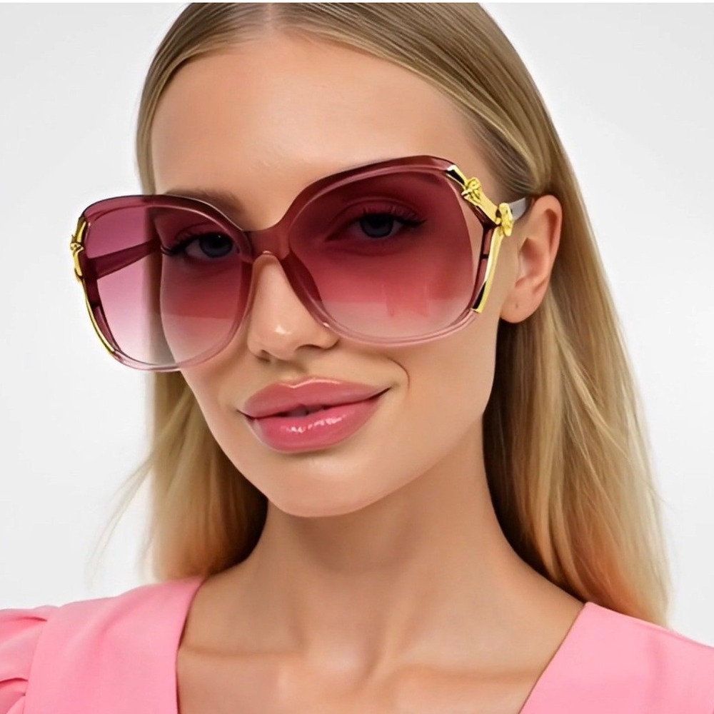 Sunglasses Women Gradient Pink Fashion‎ Shades MODERN LUXURY SHADES LENTES GAFAS